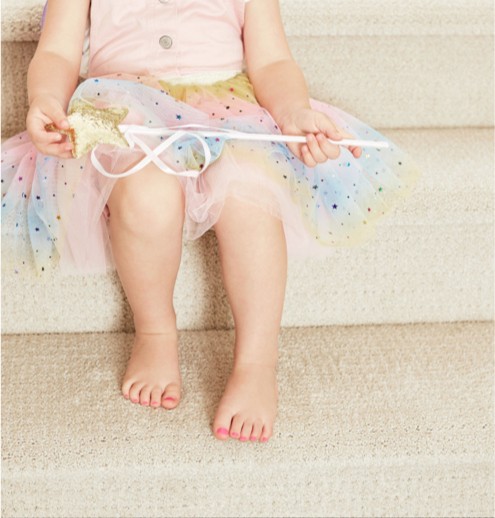 Baby sat on stairs | Fairmont Flooring