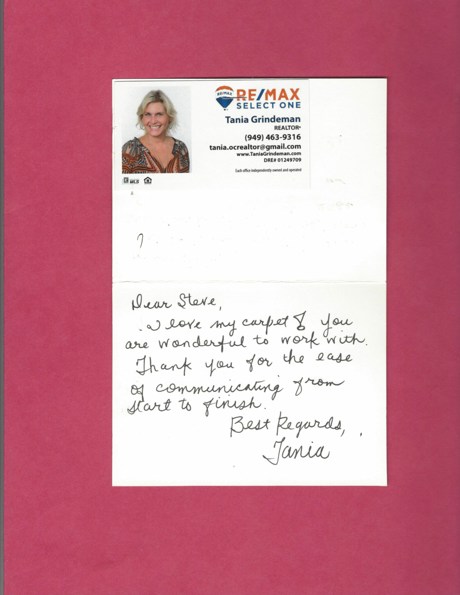 Thank-you-note | Fairmont Flooring