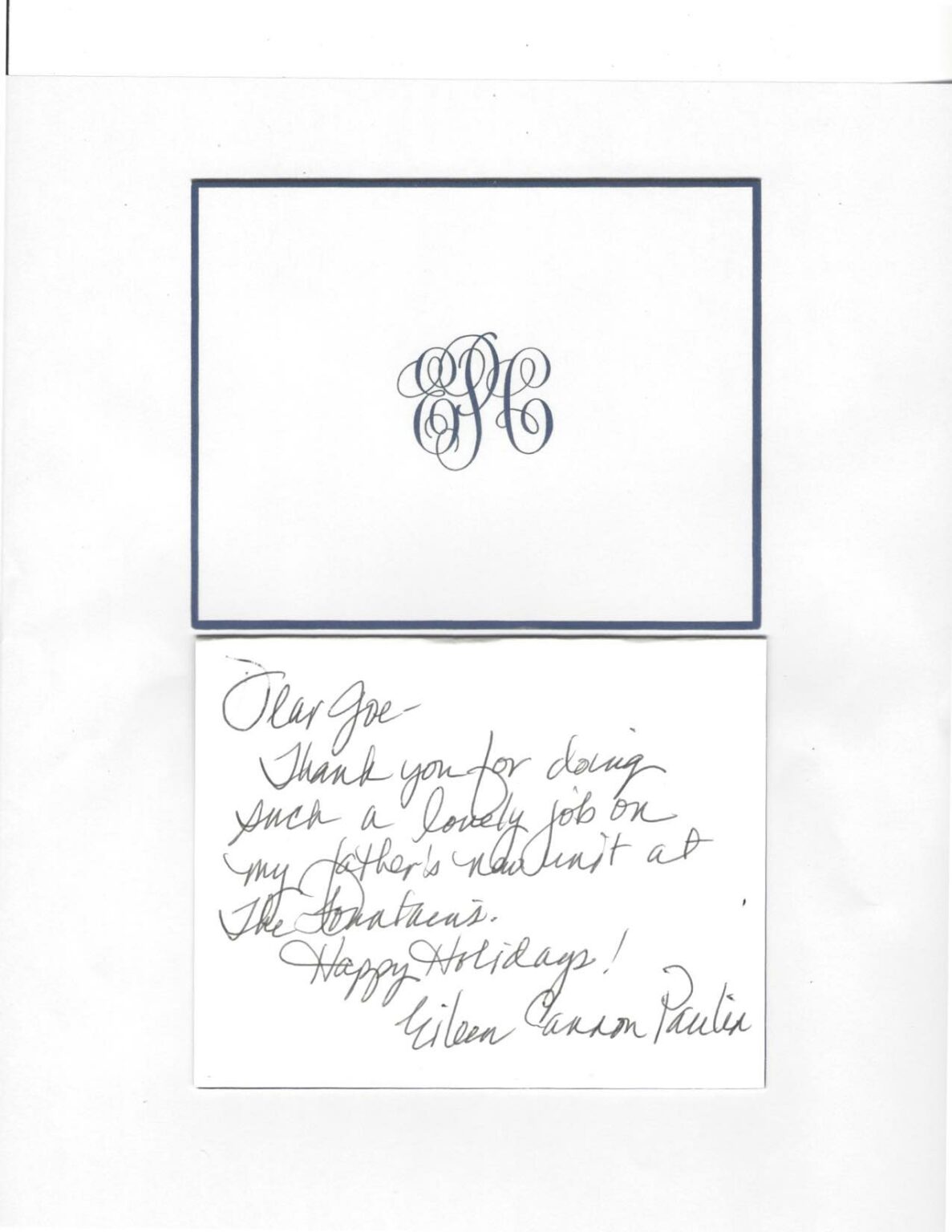 Thank you card | Fairmont Flooring