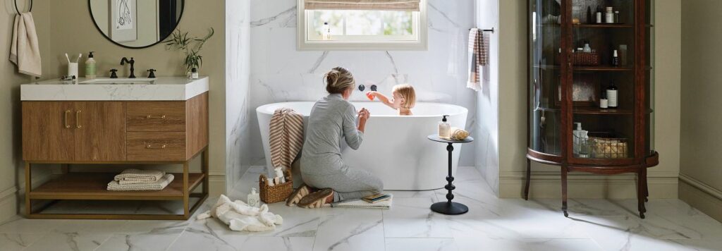 Bathroom tile flooring | Fairmont Flooring