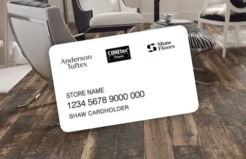 Financing card | Fairmont Flooring